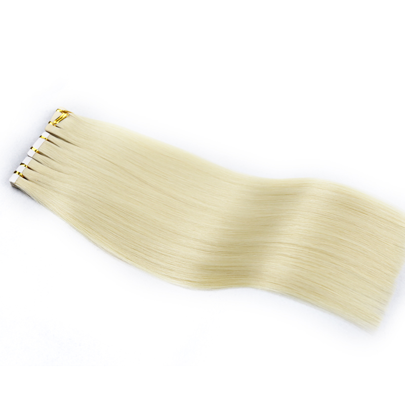 High Quality 100% Virgin Remy Tape In Hair Extension European Russian Human Hair Tape Hair Extension